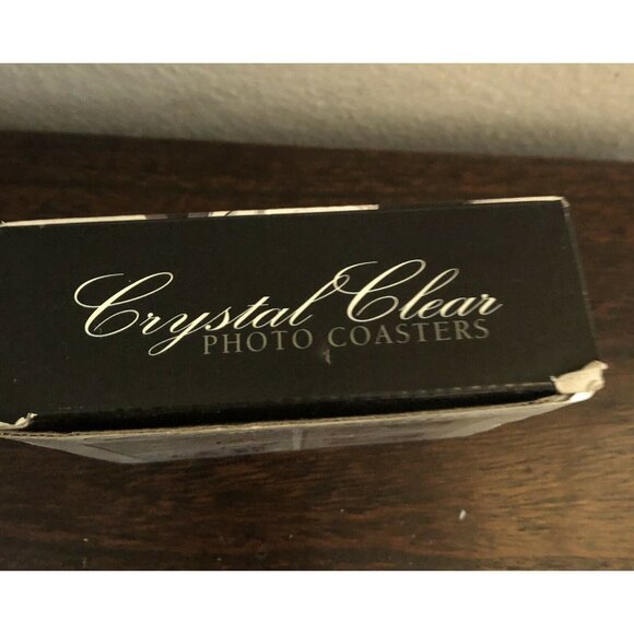 Crystal Clear Photo Coasters Live Love Laugh Home Decor - Picture 3 of 3